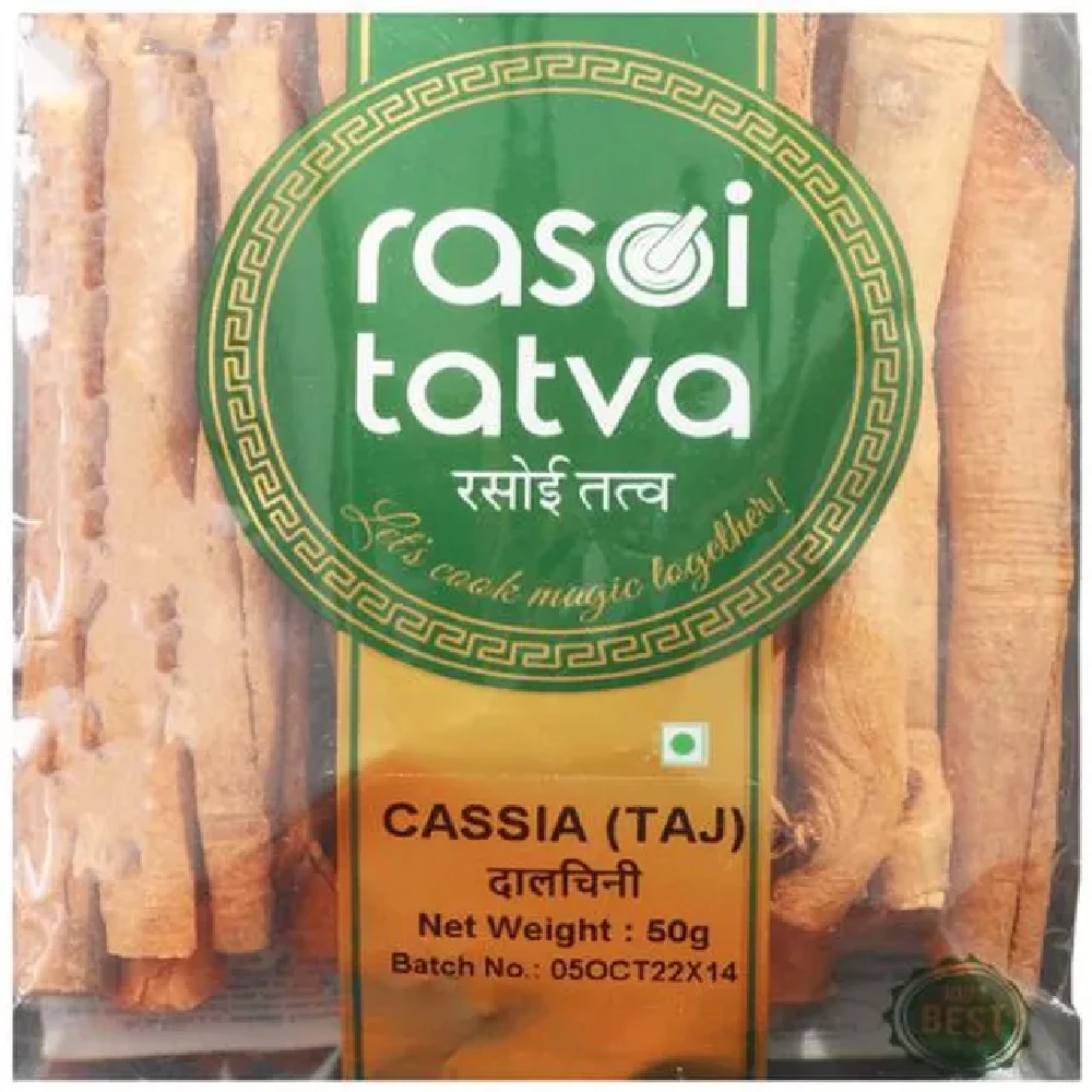 RASOI TATVA Cassia Cinnamon-Dalchini - 100percent Natural, 50 g-4.webp